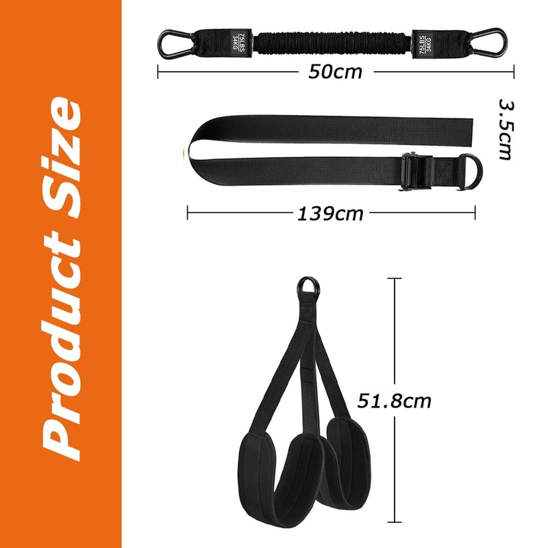 Heavy Bands with Durable Material, Adjustable Pull Up Assist, Strength
