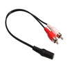 ALINNA 20-Pack 3.5mm Female to 2 RCA Male Stereo Audio
