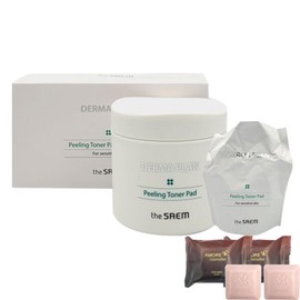 The Saem 더샘 더마 플랜 필링 토너 패드 스페셜 세트++헤라미용비누2개 지급 The Saem Dermoplan Peeling Toner Pad Special Set + Free Hera 2-in-1 Shampoo Bar