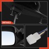 A-Premium Pair (2) Driver and Passenger Side Power Door Mirror