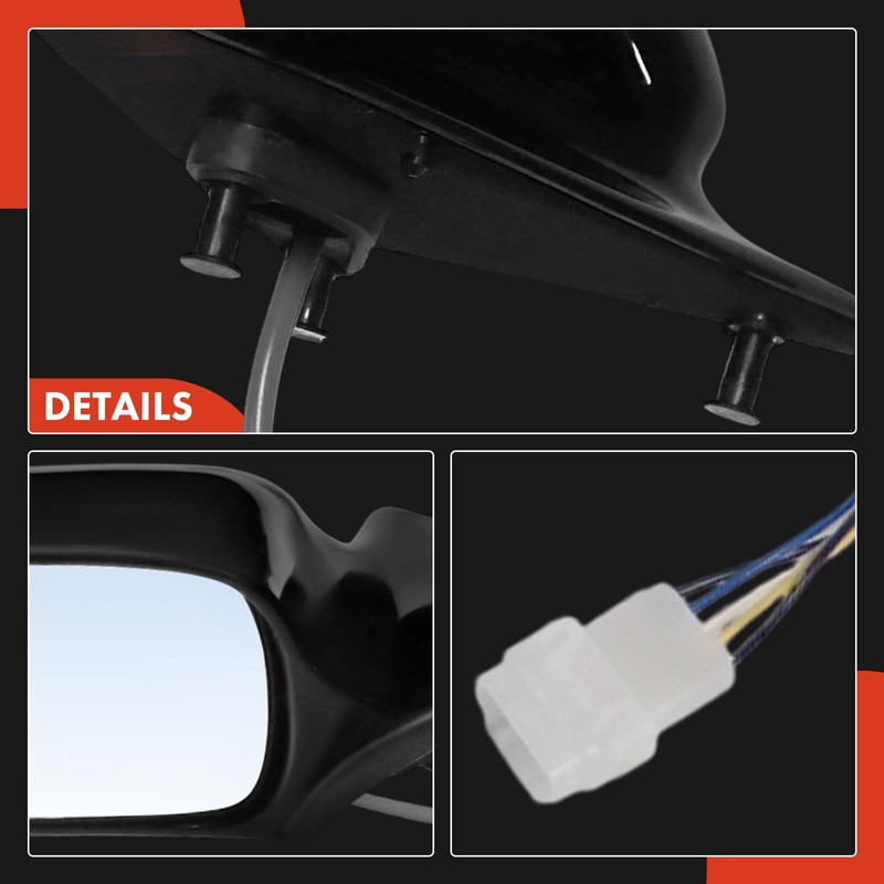 A-Premium Pair (2) Driver and Passenger Side Power Door Mirror