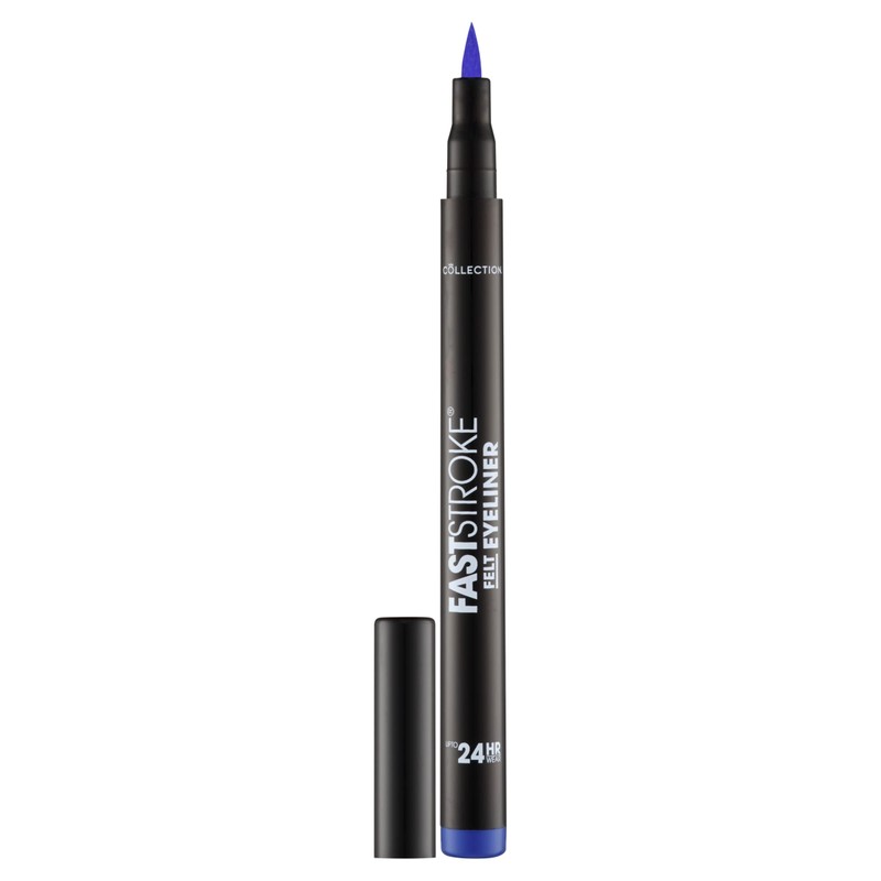 Collection Cosmetics Fast Stroke Felt Tip Eyeliner with Fine Tip,