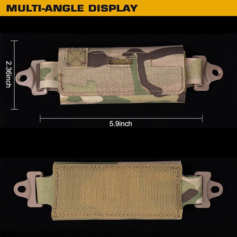 Tactical Helmet Counterbalance Weight Bag NVG Counterweight Pouch with Five