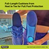 PROFOOT Plantilla de fascitis plantar de longitud completa, para mujer,
