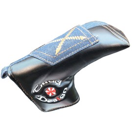 Denim Golf Putter Cover Pin Type For