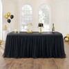 9FT Black Tulle Table Skirt Tutu Table Skirts for Wedding
