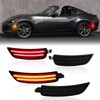 DERMOKA LED Side Marker Lights Front Rear Bumper Parking Signal
