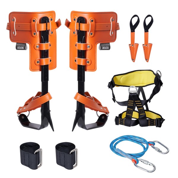 VEVOR Tree Climbing Spikes Set, 1 Pair Alloy Steel Climbing