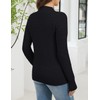 VIMPUNEC Womens Fall Winter Jumper Tops Trendy Mock Neck Long