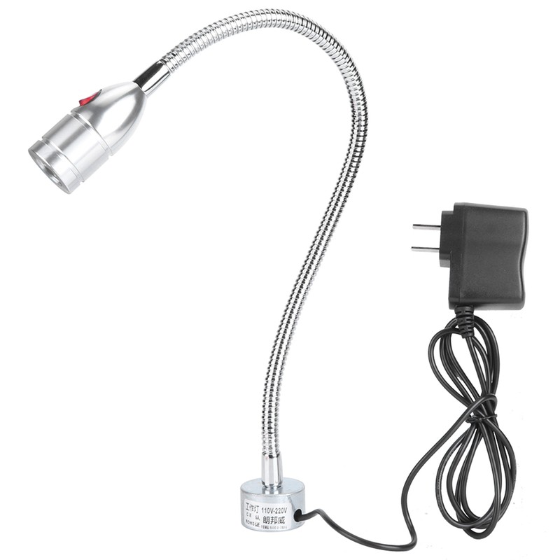 3W LED Flexible Gooseneck Lamp Work Desk Light for Machine
