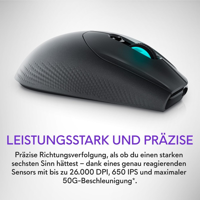 Alienware AW620M kabellose Gaming Mouse - Dark Side of The