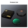 K&F Concept 55mm ND8 Filter, Waterproof 3 Stop Neutral Density
