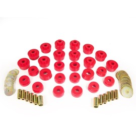 Prothane 7-132 Red Body Mount Kit
