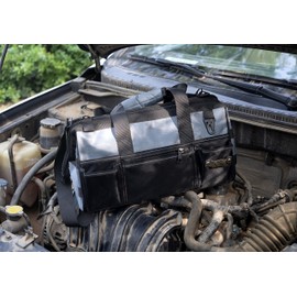 VIDAR TOOLS Tool Bags for men,15-Inch Heavy Duty Tool Bag. 16-Pocket.1680Dwaterproof Oxford cloth