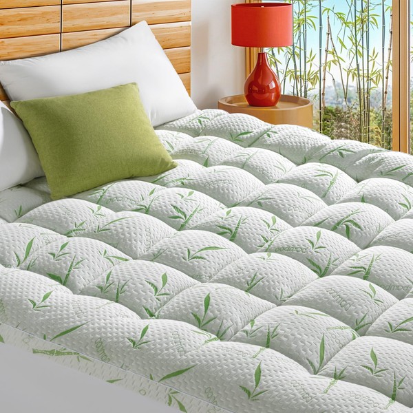 3 Inch Mattress Topper Full XL Size - 1500GSM 3D+7D