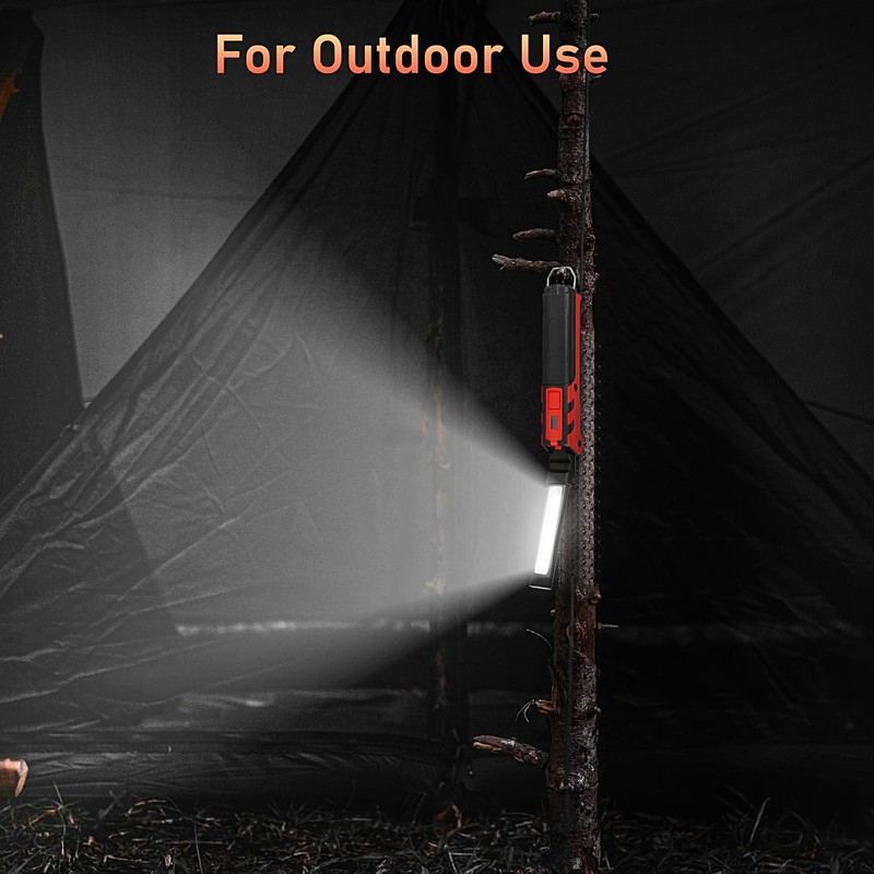 WINDFIRE LED Work Light, Rechargeable Magnetic Work Light Handheld Flashlight,
