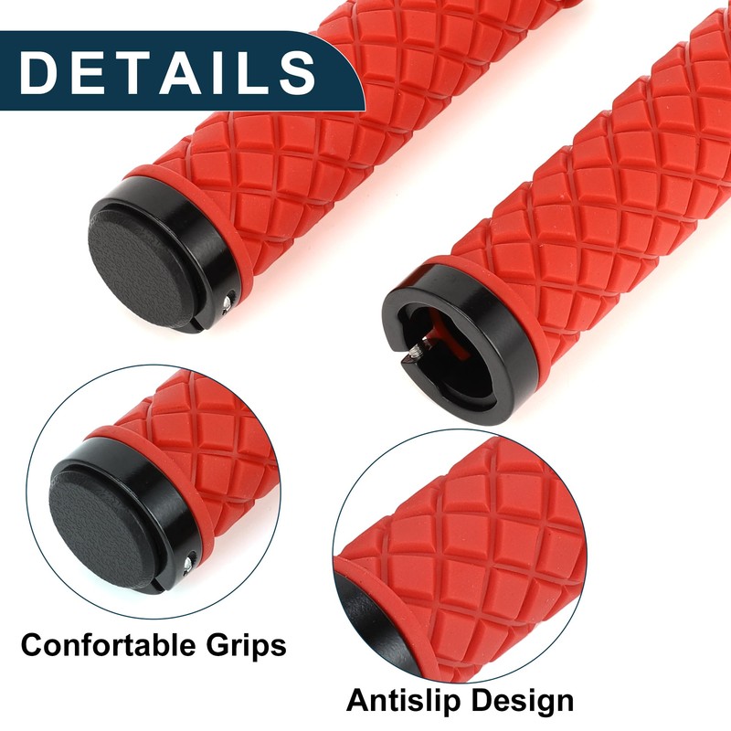 TUCKBOLD Bike Handlebar Grips Covers 128mm Long Lightweight | Bicycle