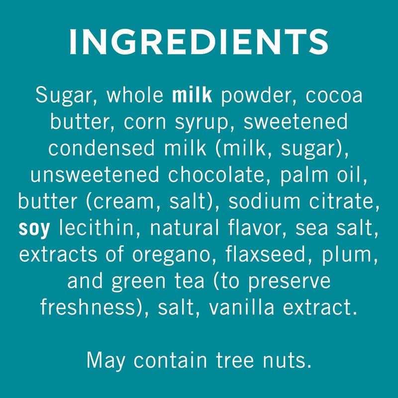 Ghirardelli, Chocolate Squares Milk & Caramel Sea Salt, 5.3 Ounce