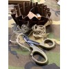 DUCKNOT Scissor Scissors, Stainless Steel, For Outdoor Activities, Camping, BBQ,