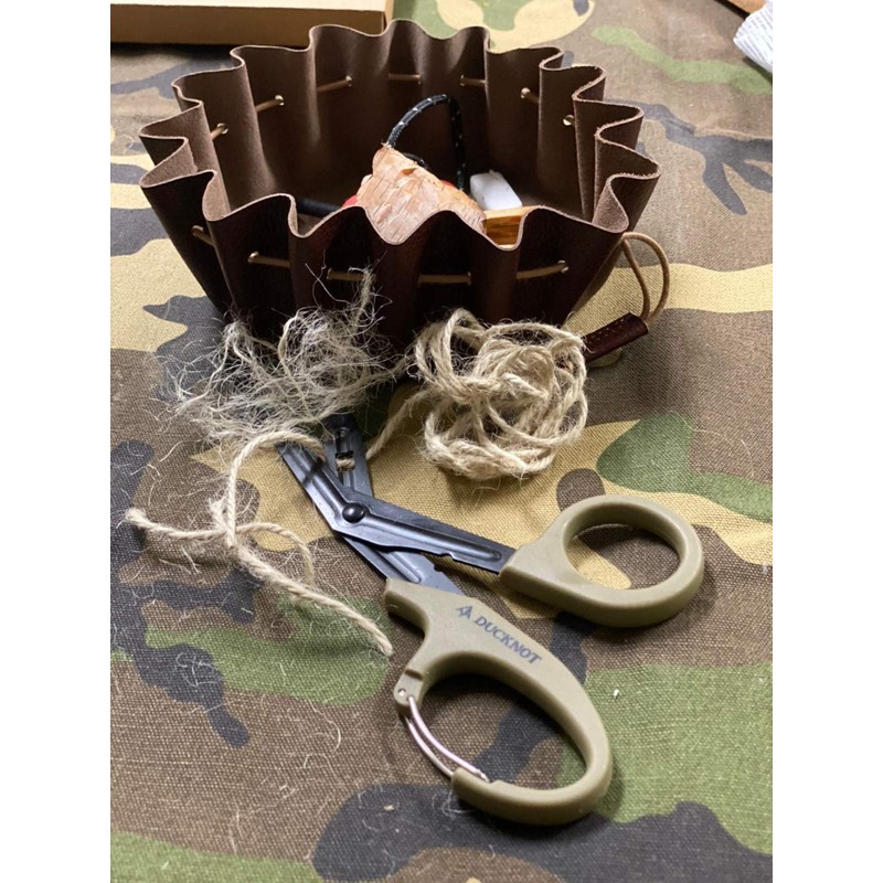 DUCKNOT Scissor Scissors, Stainless Steel, For Outdoor Activities, Camping, BBQ,