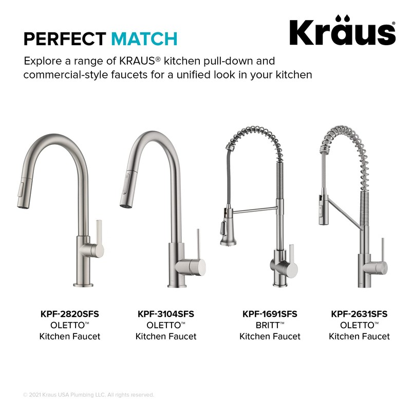 KRAUS Kitchen Soap and Lotion Dispenser in Spot Free Stainless