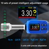 Adjustable Digital Torque Wrench, Hvac Torque Wrench 5-99.6Ft-lbs/6.8-135Nm