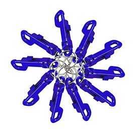 Plastic Key Clip,Plastic,Blue,PK25