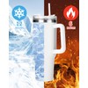 Toaren 1200ml 40oz Thermobecher mit Stroh und Griff Edelstahl Vakuum