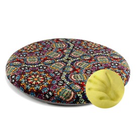 Sigmat Memory Foam Seat Cushion Anti-Slip Soft Round Stool Cushion Chair Pad 20 Inch Graphic