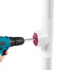 sixcow 2-Inch Head Plastic Pipe Fitting Reamer PPR200 with 3/8-Inch