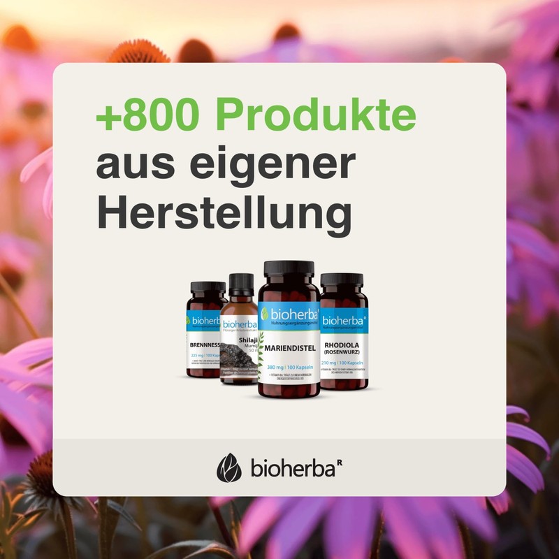BIOHERBA Leuzea Maral Root 60 mg - 100 Capsules with