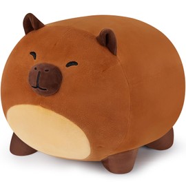 7.87 Inch Capybara Plush Toy, Cute Cuddly Toy, Capybara Stuffed Toy, Cute Simulation, Capybara Cuddly Toy, Super Soft Animal, Hugging Pillow, Capybara Plush Doll for Children, Christmas, Birthday