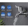 ESOW Outdoor Water Faucet SUS304 Lead- Free, Solid Irrigation Hose