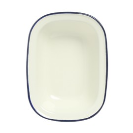 Wiltshire Enamel Oblong Pie Dish, 400 ml Capacity, Blue