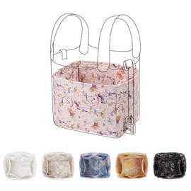 ArcDiary Purse Organizer Insert, unique pattern Bag organizer, bag in bag for luxury bags, fit Picotin 18/22 bags (PC22, Circus(Pink))