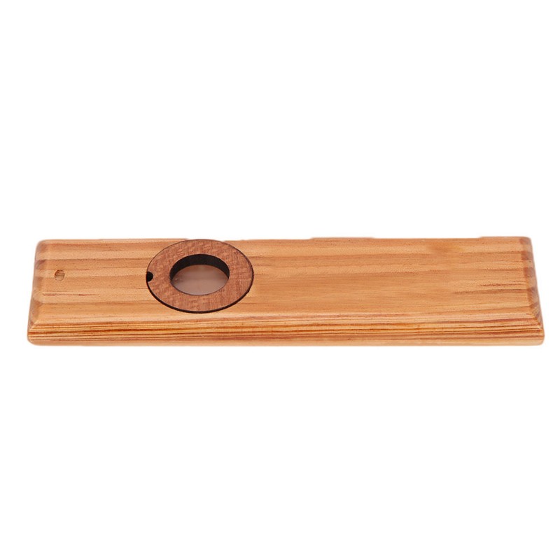Wood Kazoo Flute Wooden Harmonica Accompaniment Flute Music Wind Instrument