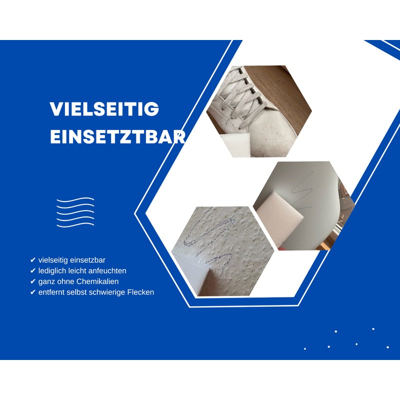 Set of 10 Schaumex Dirt Erasers - The Magic Sponge