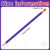 Zhanmai 24 Pieces Purple Pencils with Eraser Pre-sharpened Erasable Checking