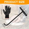 LPZMPZ Channel Cover Lifter, Gulli Lid Hook, 29 cm, Manhole