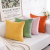 Yonous Corduroy Cushion Covers, Soft Square Decorative Throw Pillow Home