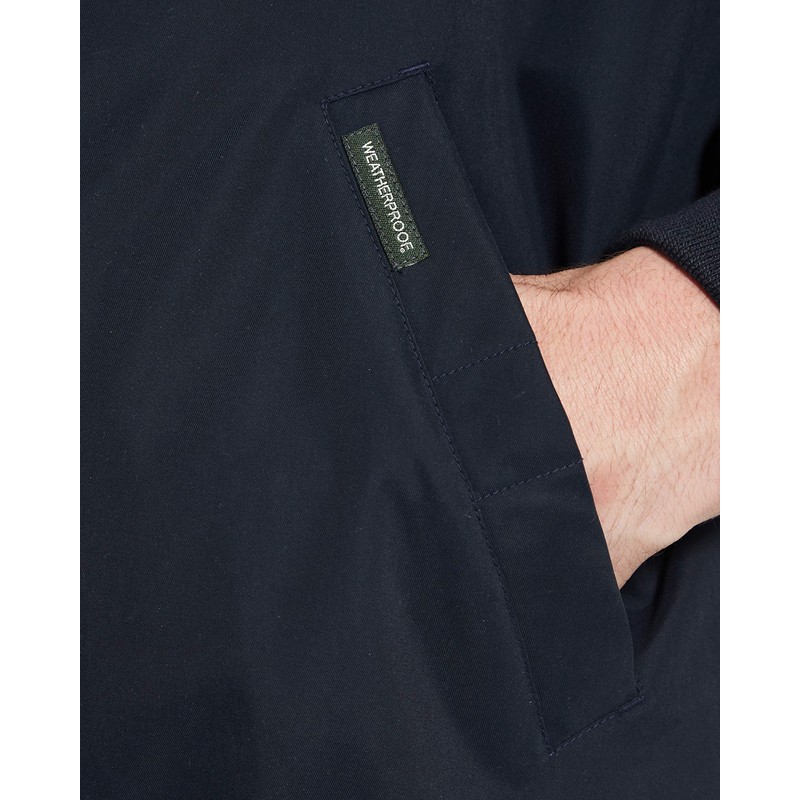 Weatherproof Garment Co. Mens Microfiber Classic Jacket, Navy, Medium