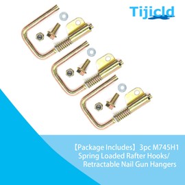 M745h1 Spring Loaded Rafter Hook/Retractable Nail Gun Hanger compatible for Hitachi NR83A2 NR90AE(3pc)