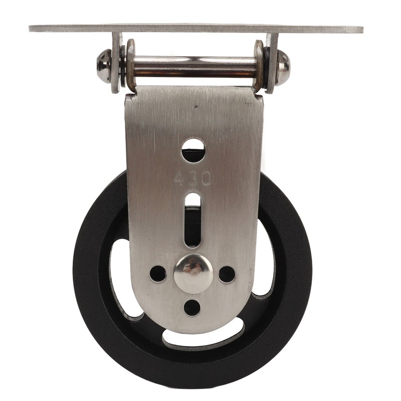Pulley Wheel Bidirectional Rust Proof Silent Rotation Traction Wheel for