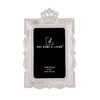 AHC HOME & LIVING 4x6 Princess Crown Handcrafted Silver Picture