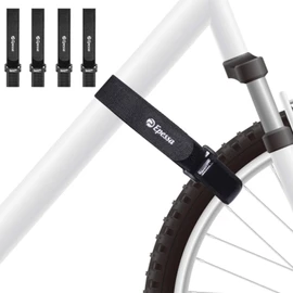 Epessa Bike Rack Strap Bike Wheel Stabilizer Straps, Bike Strap with Stonger Gel Grip, Adjustable Bike Rack Wheel Strap, Bike Tie Down Straps Bike Car Rack Accessories(4XBlack)