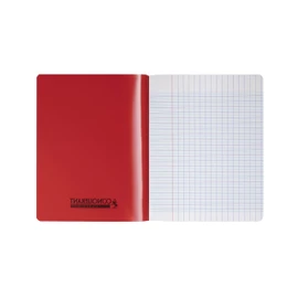 Conquérant 3 Notebooks, 17 x 22 cm, 96 Pages, Seyes, 90 g, Polypropylene Cover (Assorted Colours) - Red, Blue, Green