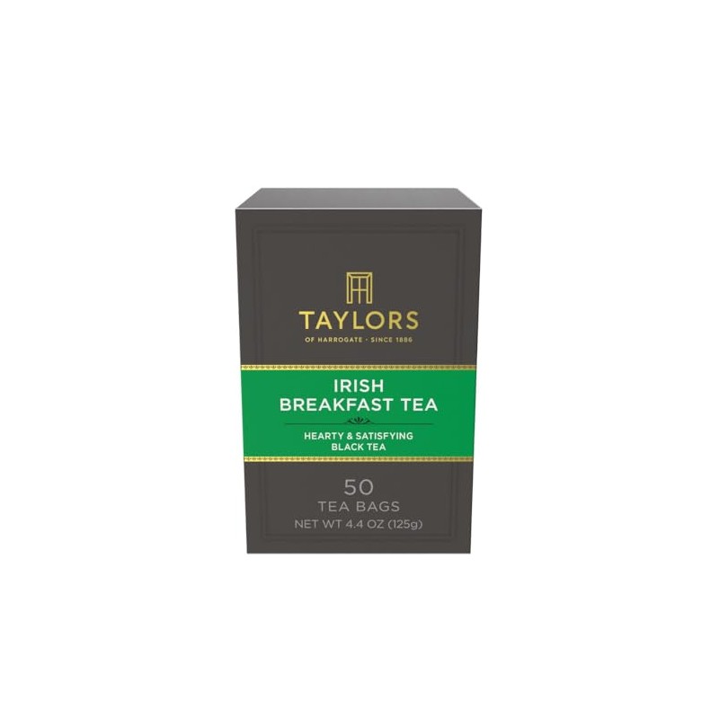 TAYLORS OF HARROGATE Irish Breakfast Tea, 50 CT