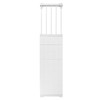 Tension Shelf Adjustable Closet Divider 24cm Width Storage Rack for