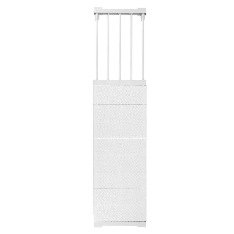 Tension Shelf Adjustable Closet Divider 24cm Width Storage Rack for