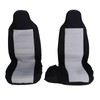 Priprilod 2Pcs Front Black & Gray Cloth 60/40 High Back